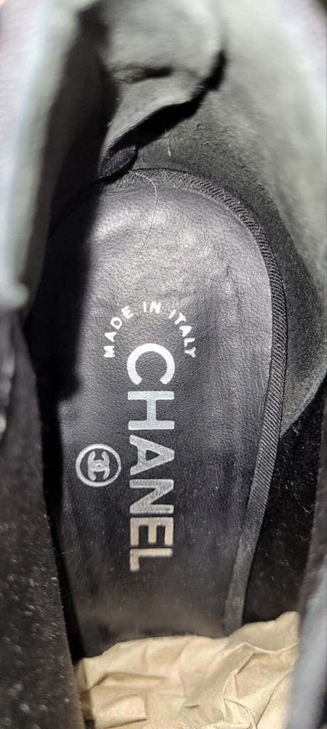 Chanel Open Boots Booties MultiColor Leather Very good condition - Model View