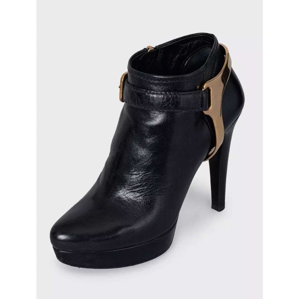 Prada Ankle Boots with Hardware Black Leather Good condition - Inside View