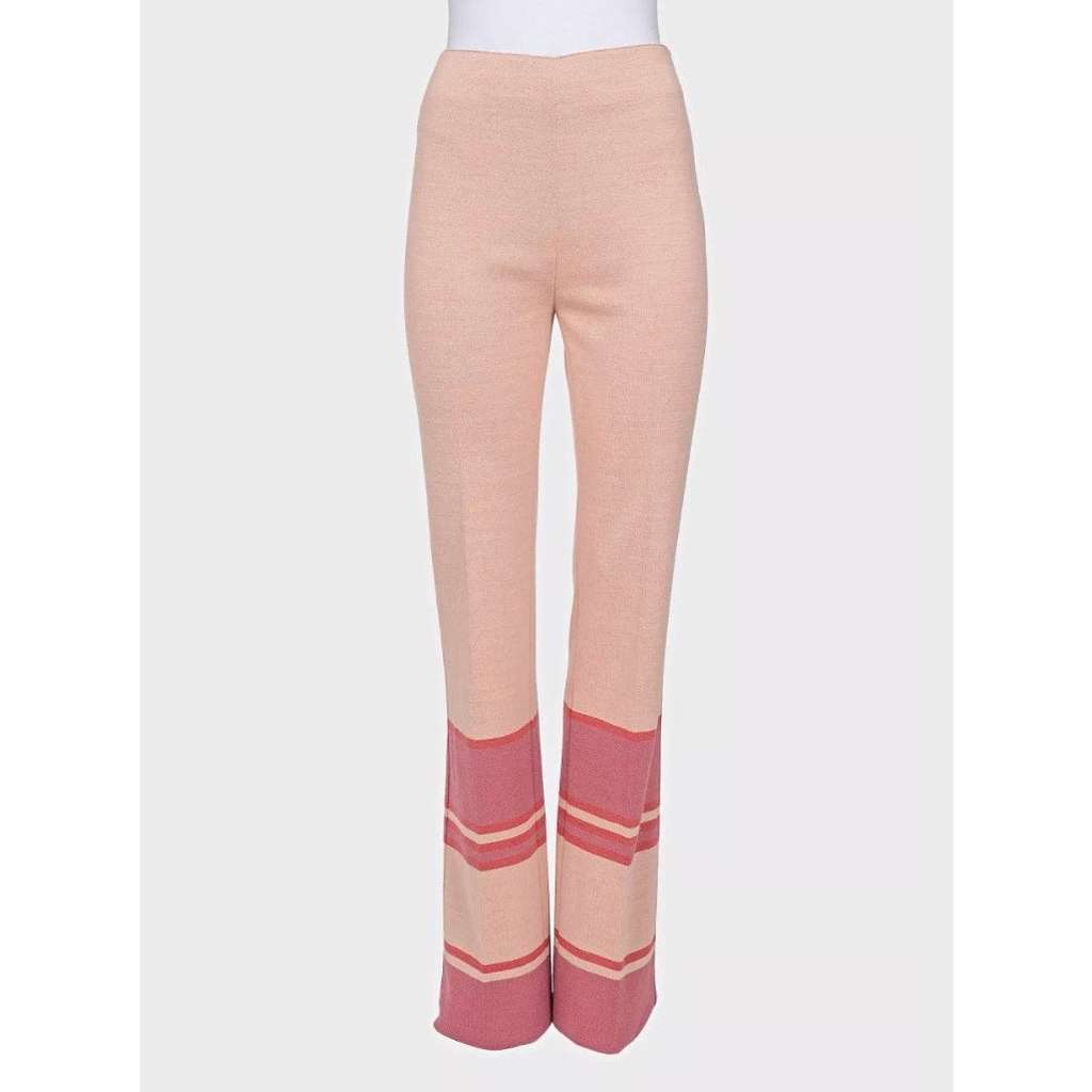Miu Miu Striped Suit Set Pink Cotton Very good condition - Model View