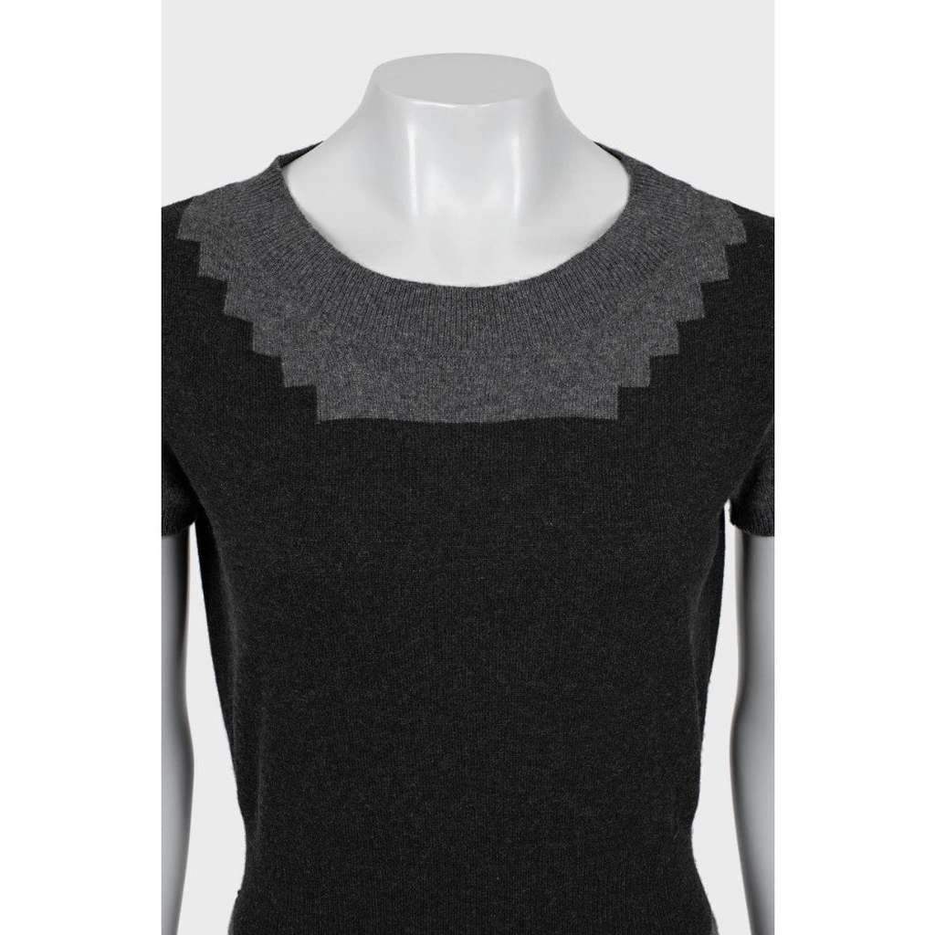 Saint Laurent Dress, MultiColor Wool Never worn, with tag - Model View