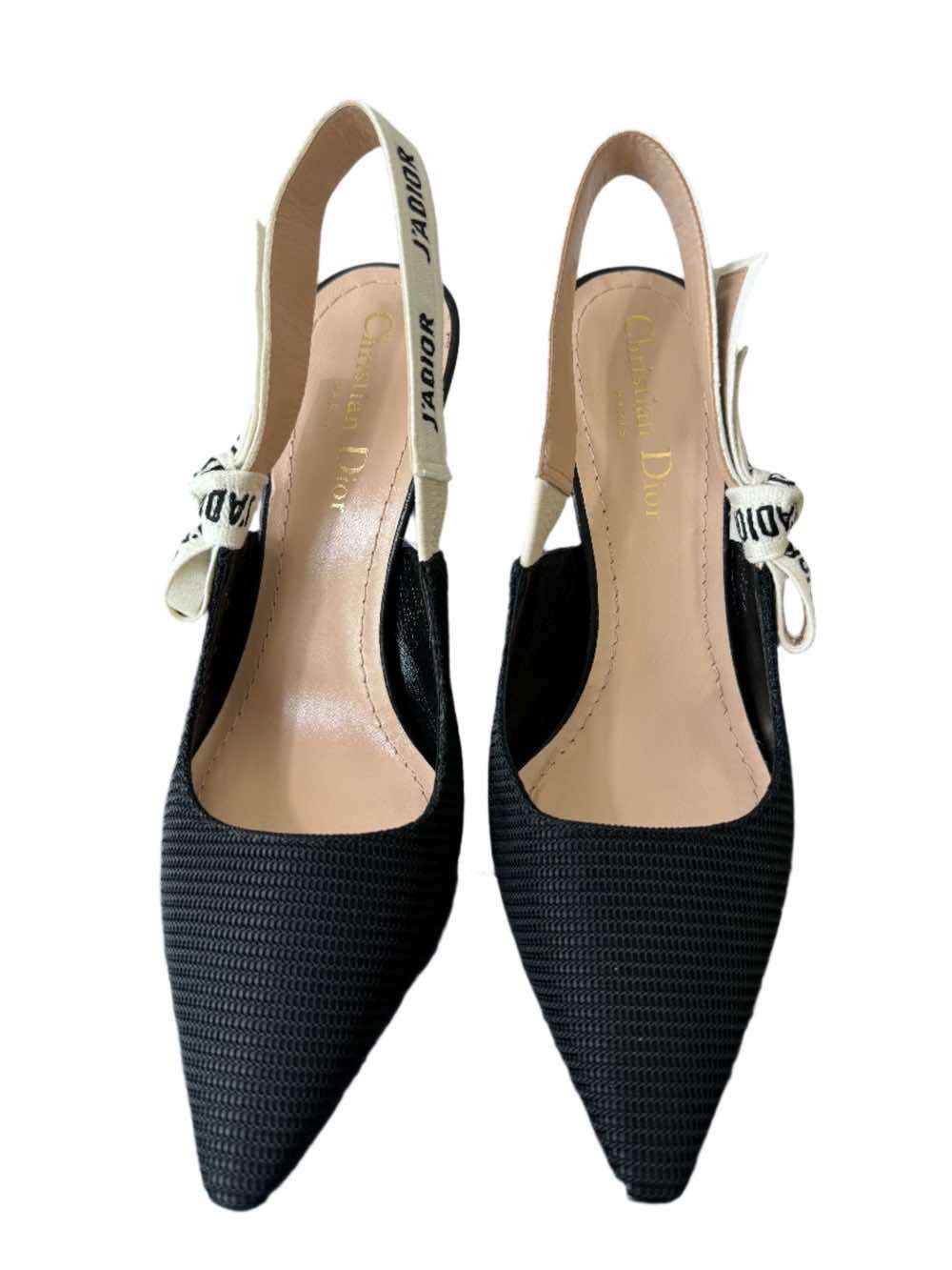Dior J”Adior Pump Black Cotton Very good - Inside View