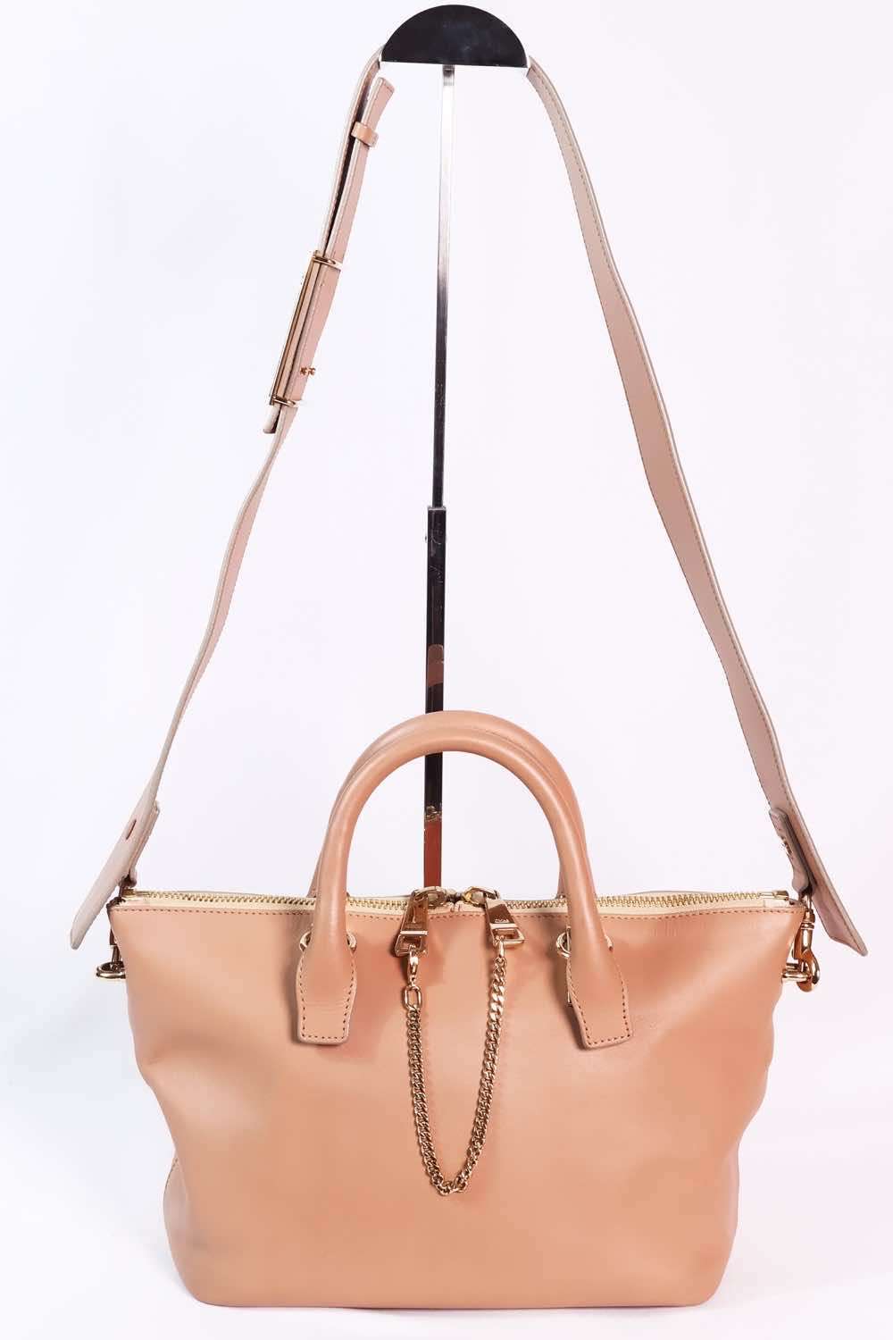 Chloé Two-way Bag Orange Leather Very good - Back View