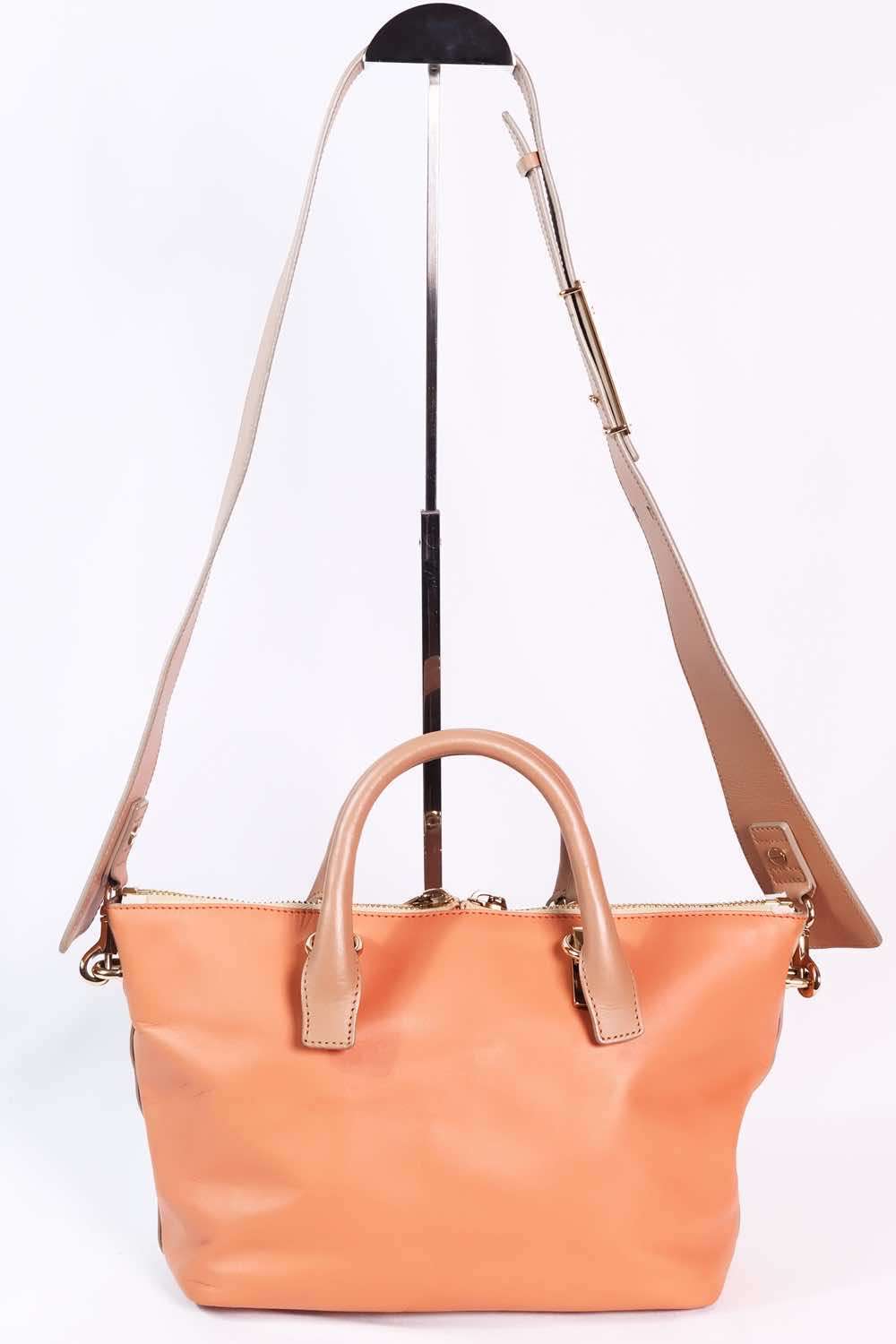 Chloé Two-way Bag Orange Leather Very good - Inside View