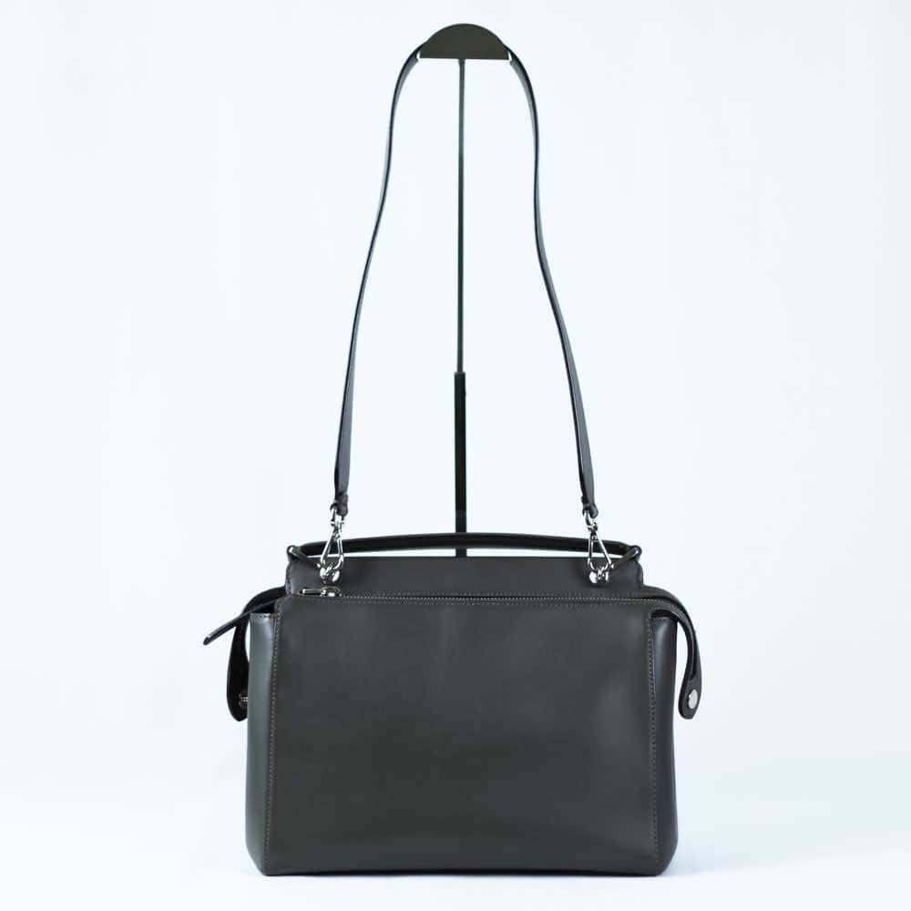 Fendi Whipstitch Dotcom Grey Leather Very good - Inside View