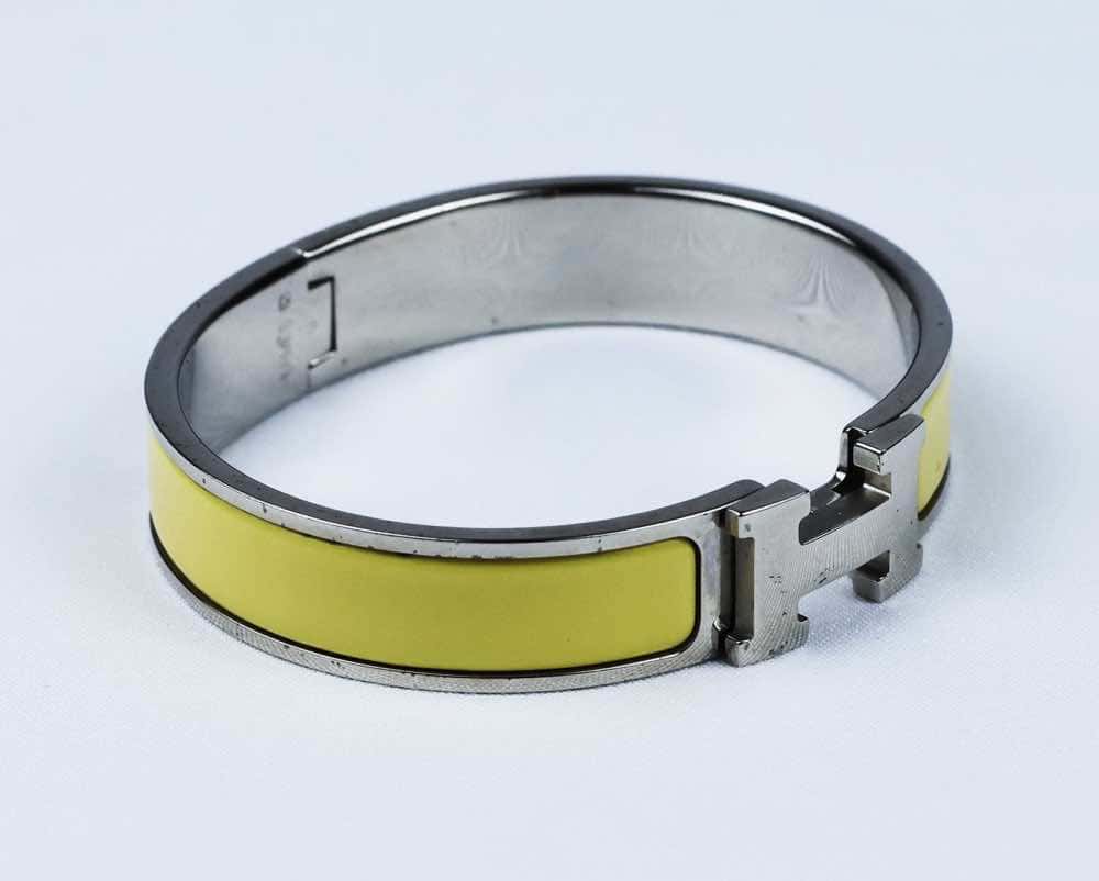 Hermès Clic Clac Yellow Very good condition - Inside View