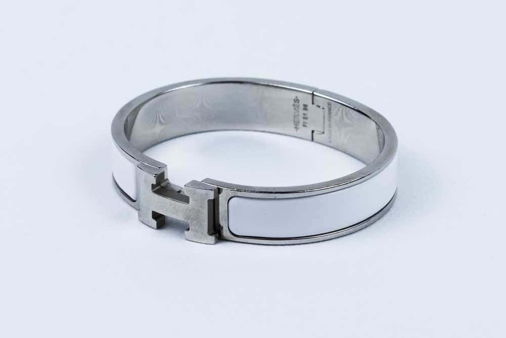 Hermès Clic Clac White Very good condition - Model View