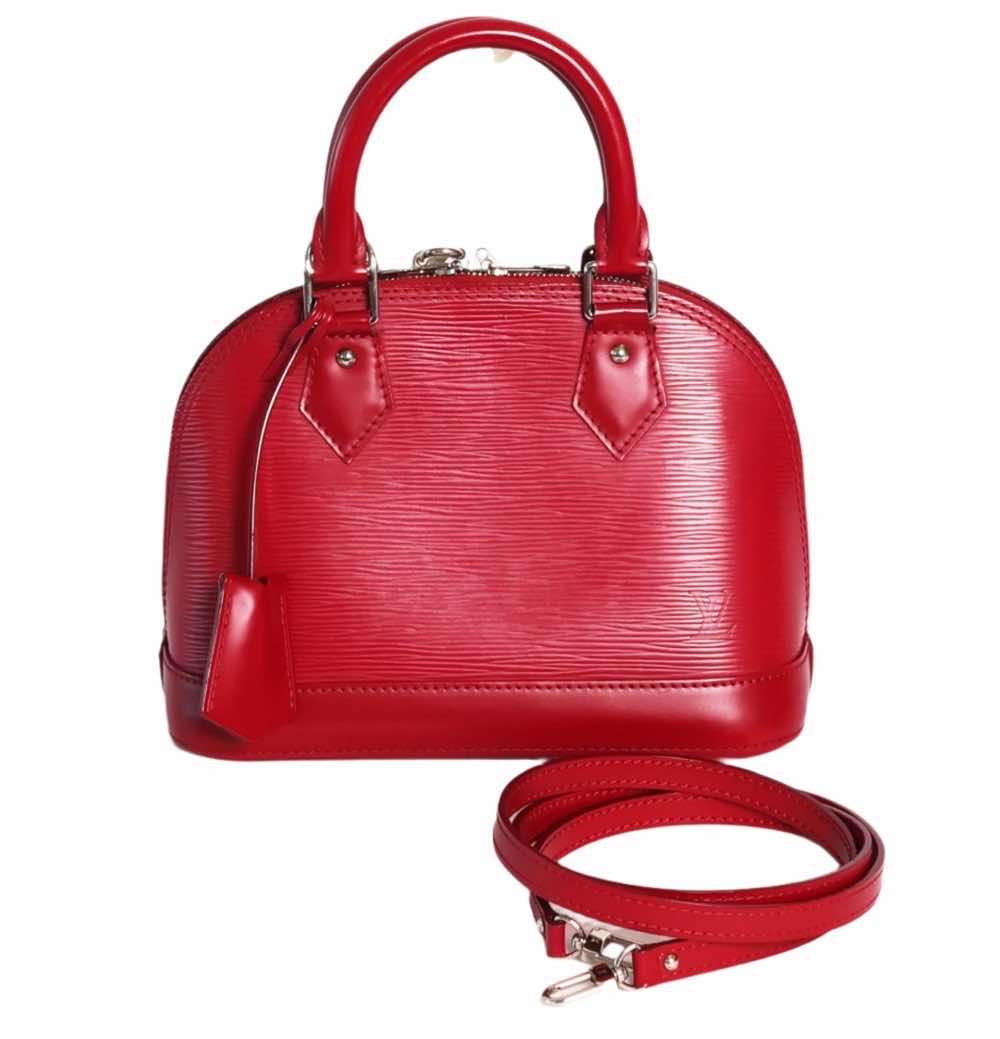 Louis Vuitton Alma BB Pink Leather Very good - Front View