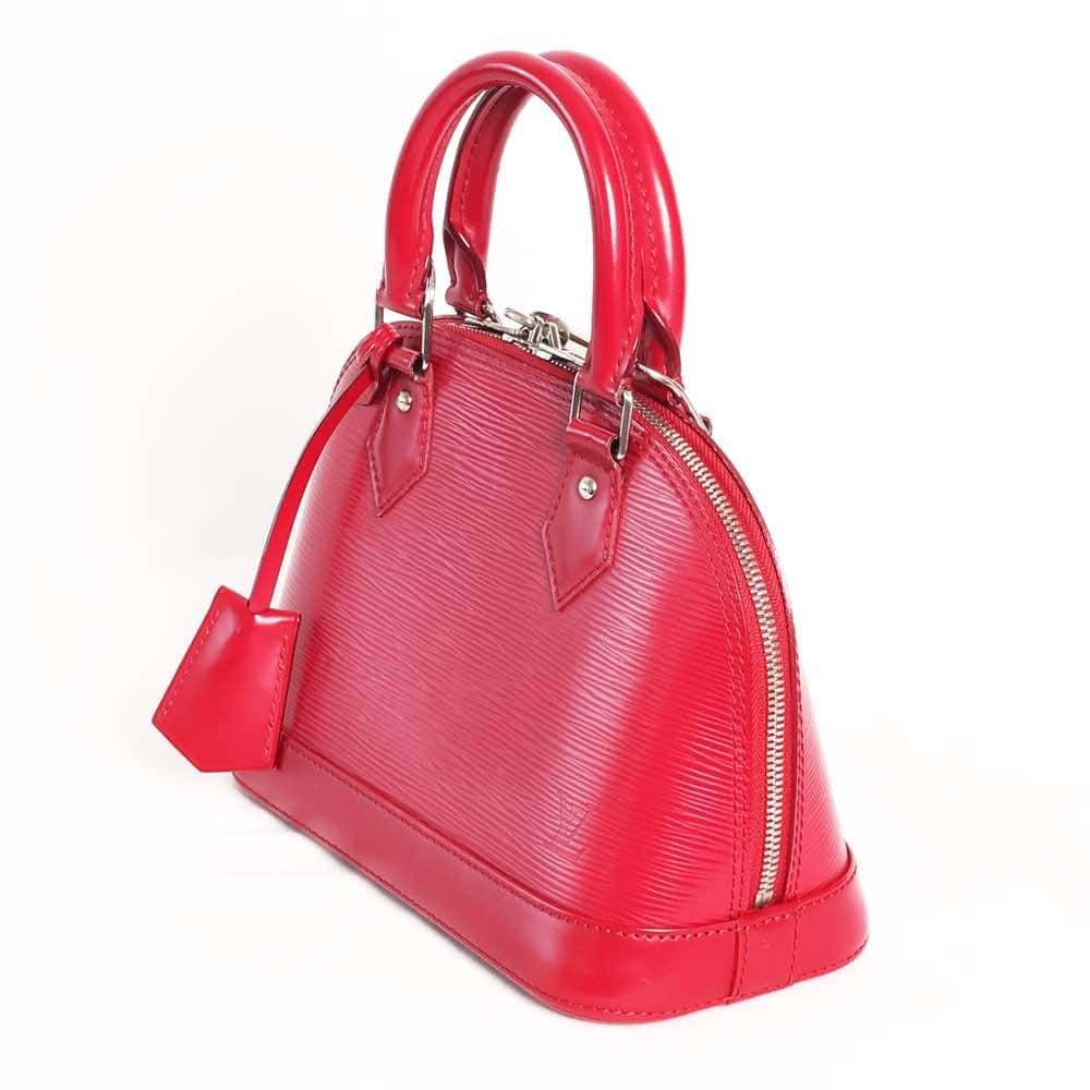 Louis Vuitton Alma BB Pink Leather Very good - Model View