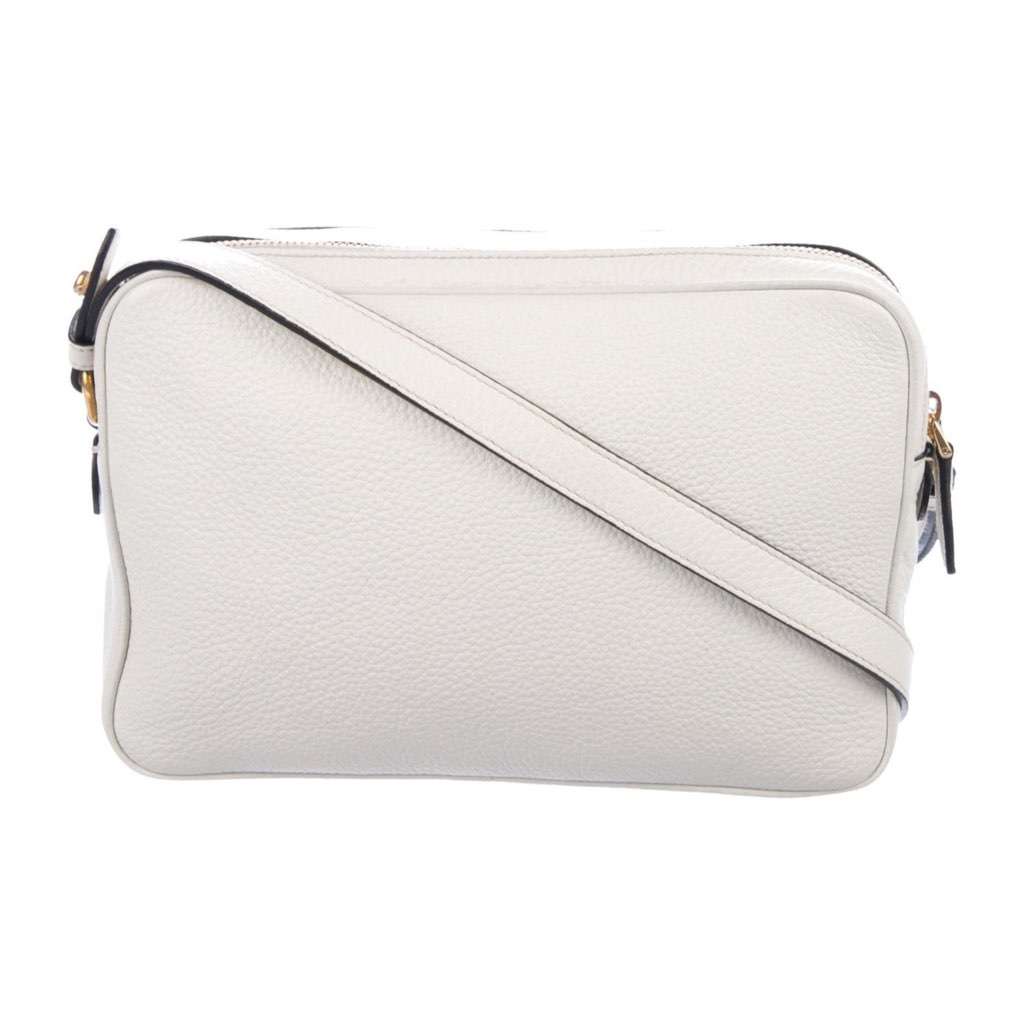 Prada Prada Vitello Phenix White Leather Double Zip Camera Crossbody White Leather Never worn, with tag - Inside View