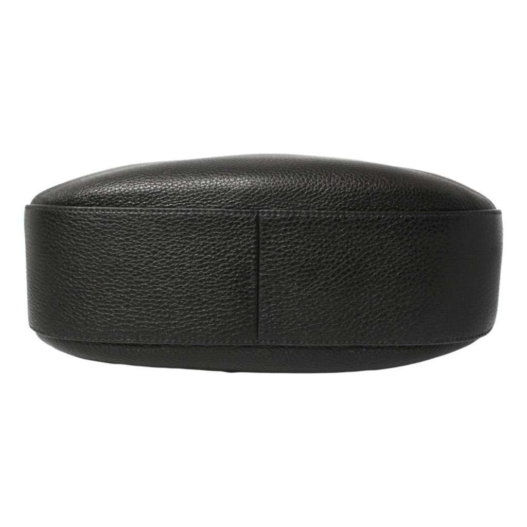 Prada Prada Black Vitello Phenix Leather Web Stripe Strap Crossbody Black Leather Never worn, with tag - Box View