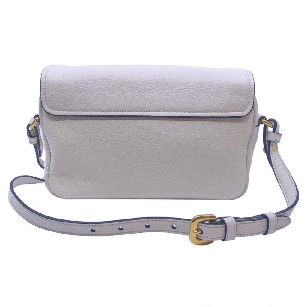 Prada Prada Flap Vitello Phenix Ivory Leather Cross Body Bag White Leather Never worn, with tag - Box View