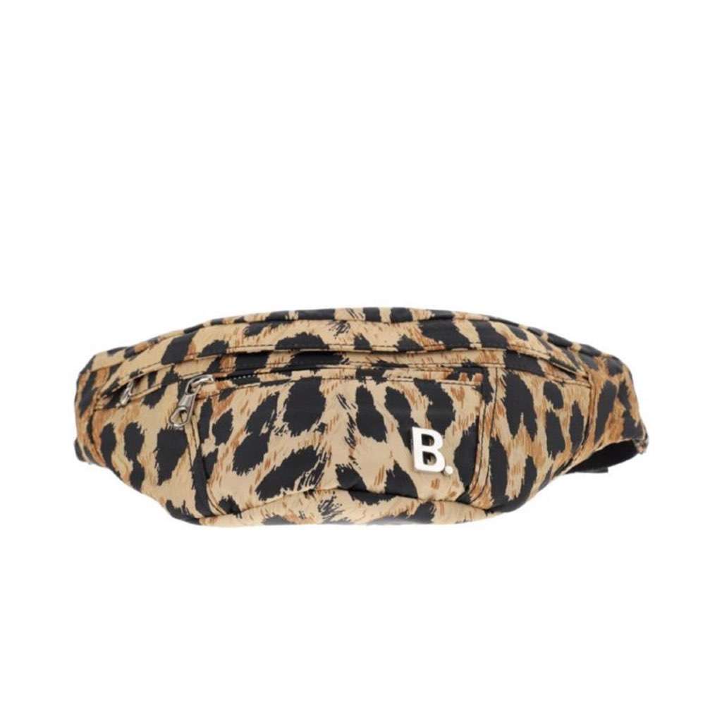Balenciaga Balenciaga Nylon Leopard Print Belt Bag Beige Never worn, with tag - Front View