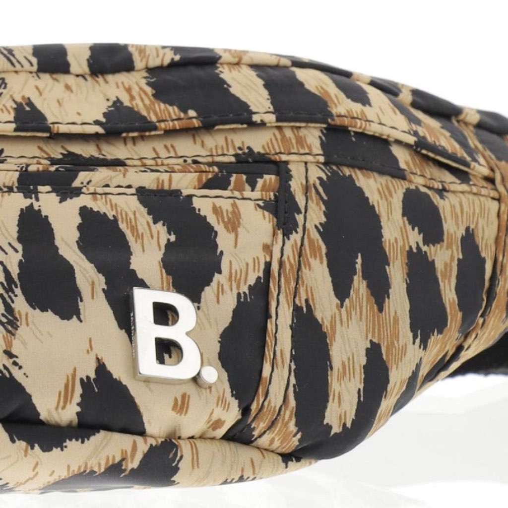 Balenciaga Balenciaga Nylon Leopard Print Belt Bag Beige Never worn, with tag - Model View