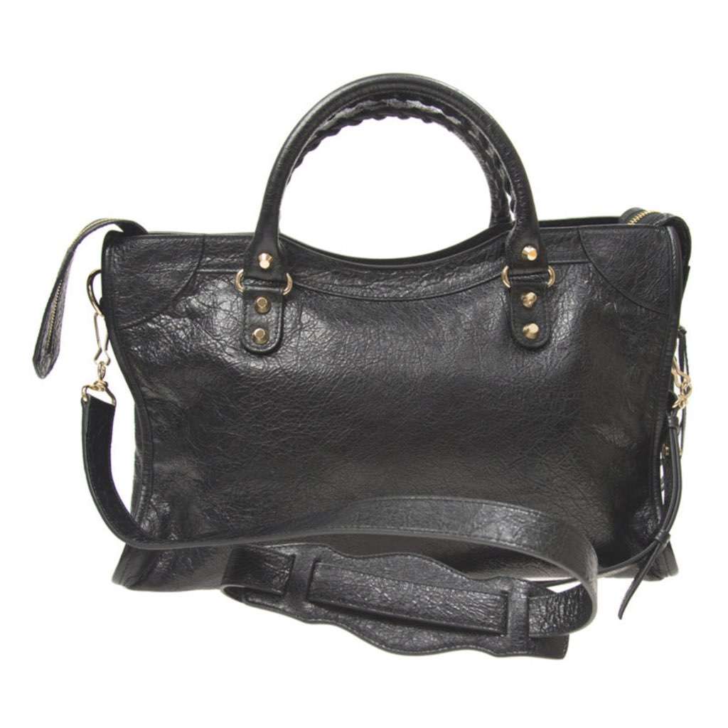 Balenciaga Balenciaga Classic City Grey Shiny Arena Leather Shoulder Bag Other Leather Never worn, with tag - Inside View