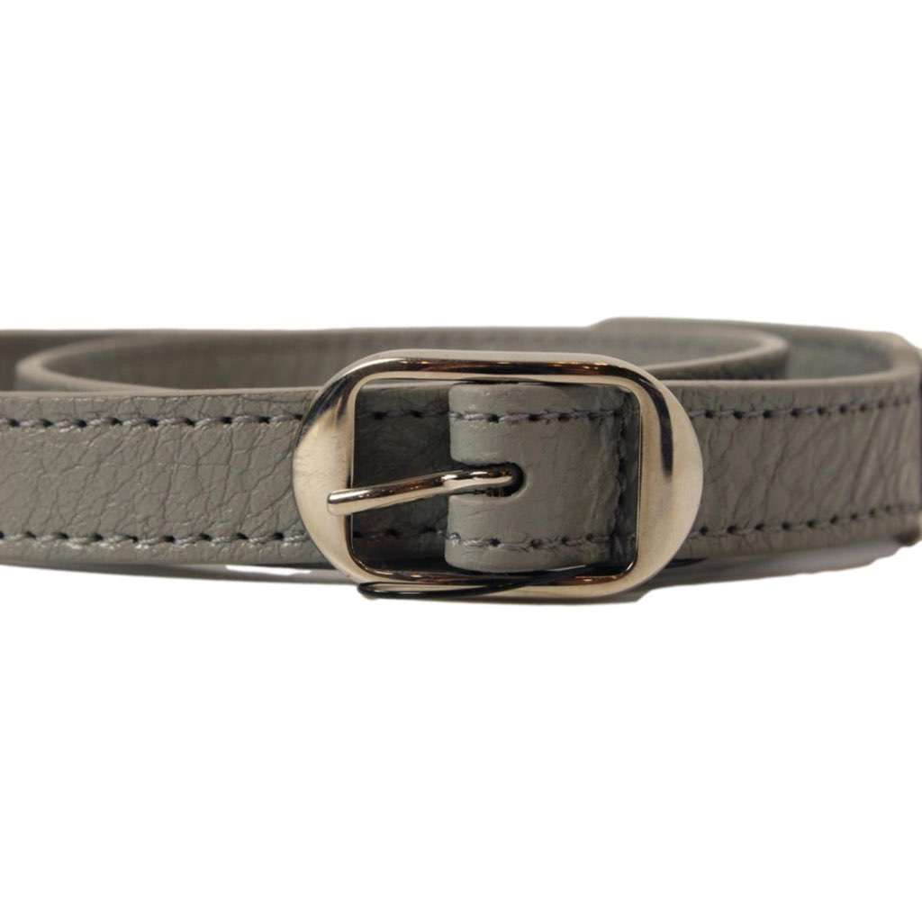 Balenciaga Balenciaga Arena Grey Lambskin Leather Wrap Bracelet Grey Never worn, with tag - Model View