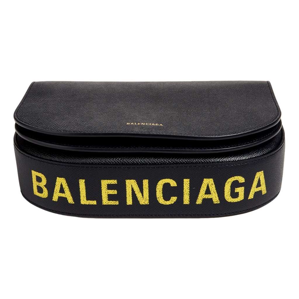 Balenciaga Balenciaga Ville Day Navy Grained Leather Shoulder Bag Black Leather Never worn, with tag - Inside View