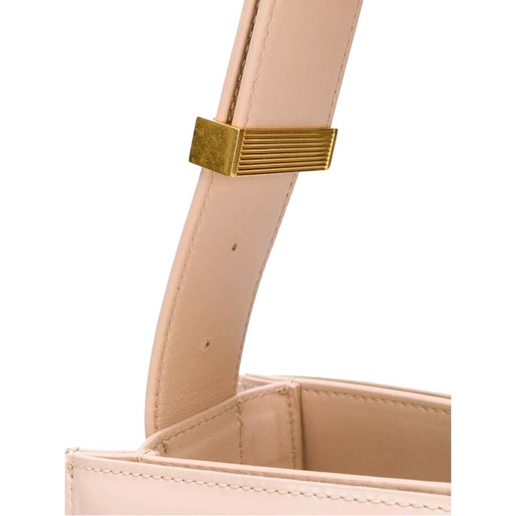 Bottega Veneta Bottega Veneta Marie Smooth Nude Blush Leather Shoulder Bag Beige Leather Never worn, with tag - Box View