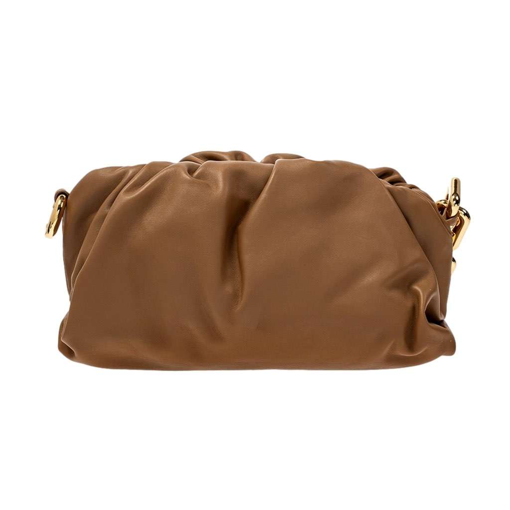 Bottega Veneta Bottega Veneta The Chain Pouch Brown Calfskin Leather Shoulder Bag Brown Leather Never worn, with tag - Box View