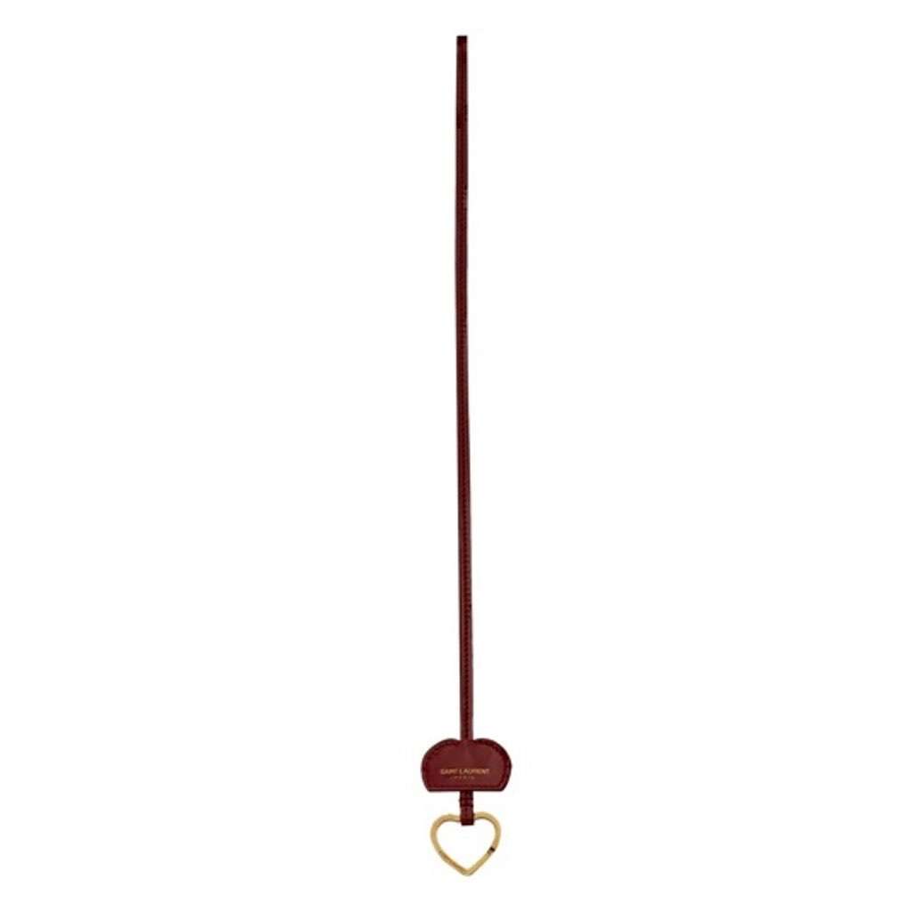 Saint Laurent Saint Laurent Opyum Red Patent Leather Heart Keyring Necklace Red Never worn, with tag - Back View