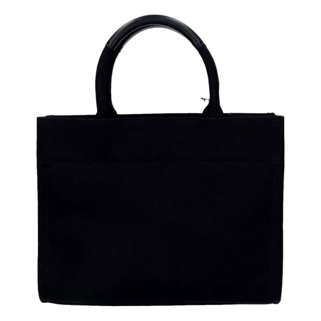Versace Versace Nero Canvas Studded Logo Totebag Black Canvas Never worn, with tag - Inside View