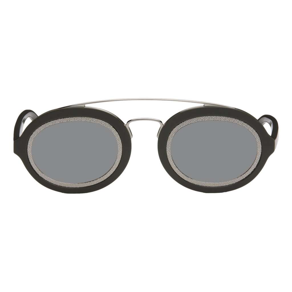 Fendi Fendi FF Men's Sunglasses Grey and Palladio Silver MultiColor Never worn, with tag - Front View