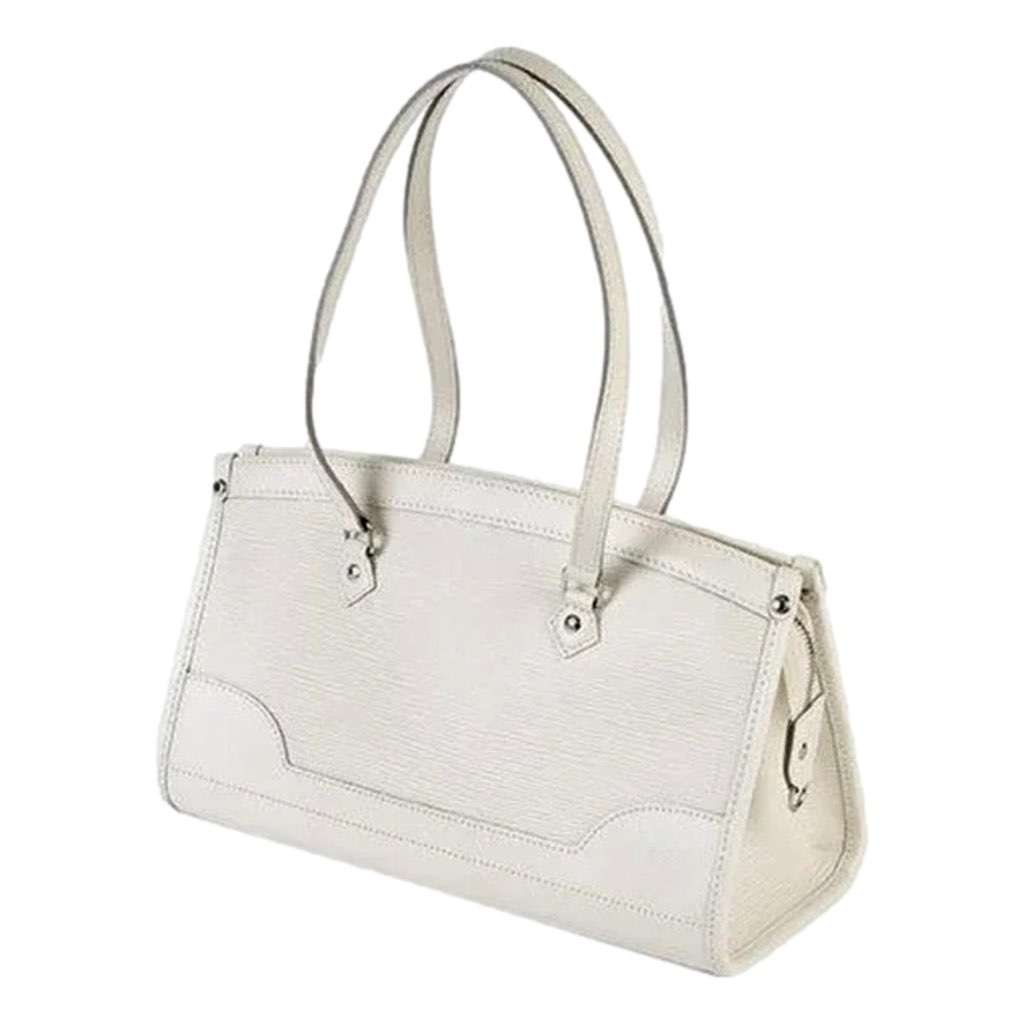 Louis Vuitton Louis?Vuitton Madeleine PM Epi Shoulder Bag White White Leather Good condition - Front View