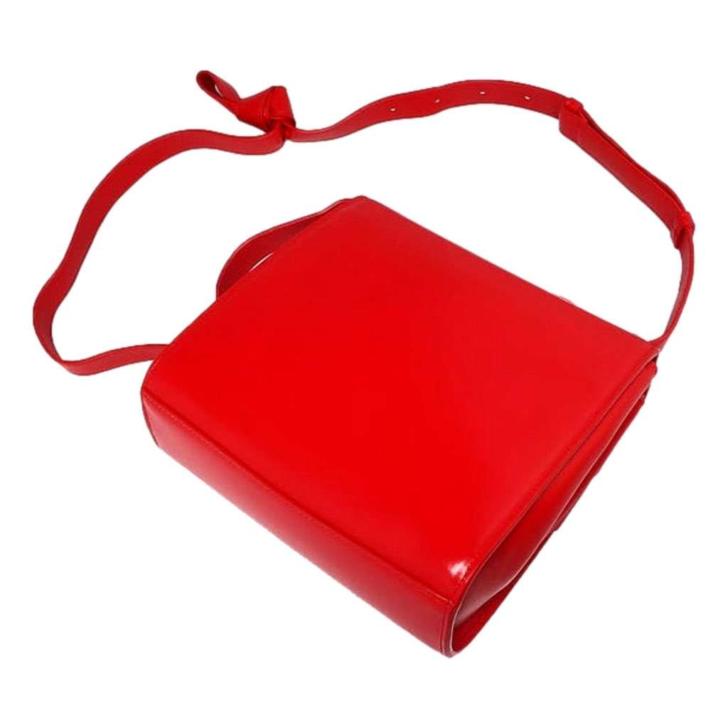 Bottega Veneta Bottega Veneta The Clip Womens Shoulder and Crossbody Bag Chili Red Calfskin Leather Red Leather Never worn, with tag - Inside View