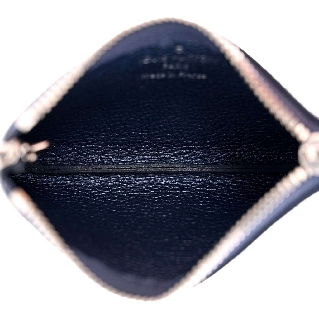Louis Vuitton Louis Vuitton Metallic Empreinte Monogram Giant Key Pouch Navy Nacre Navy Leather Very good condition - Model View