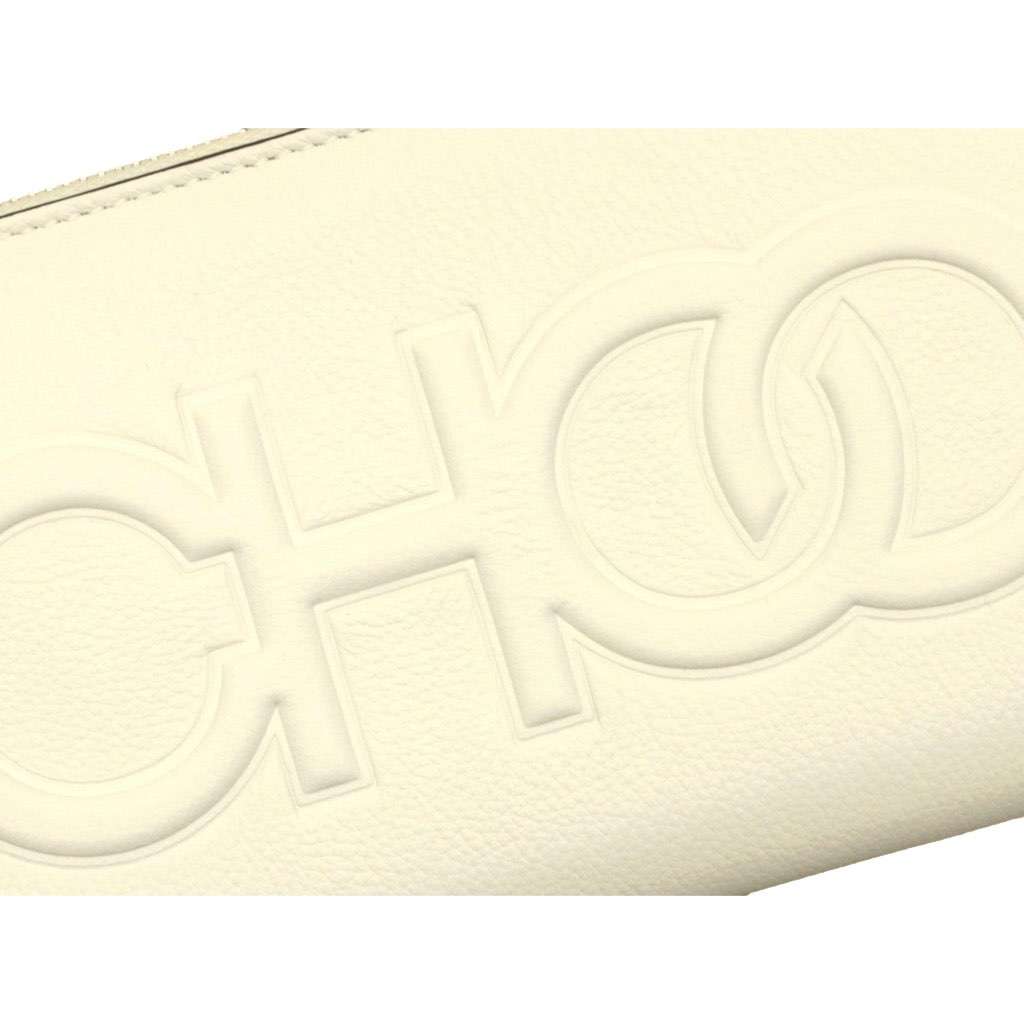 Jimmy Choo Jimmy Choo Bettina Milk White Leather Long Zip-Around Wallet White Never worn, with tag - Box View