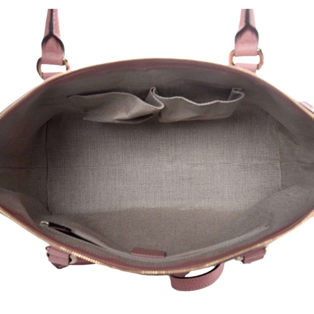 Gucci Gucci Dollar Calfskin Interlocking GG Charm Convertible Satchel Tote Soft Pink Pink Leather Very good condition - Box View