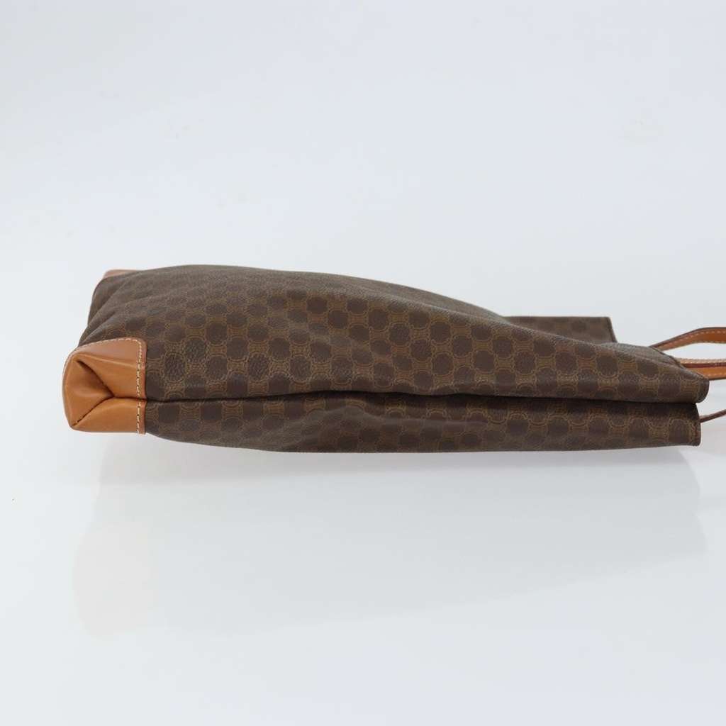Celine Vintage Macadam Tote bag Brown Canvas Good condition - Inside View