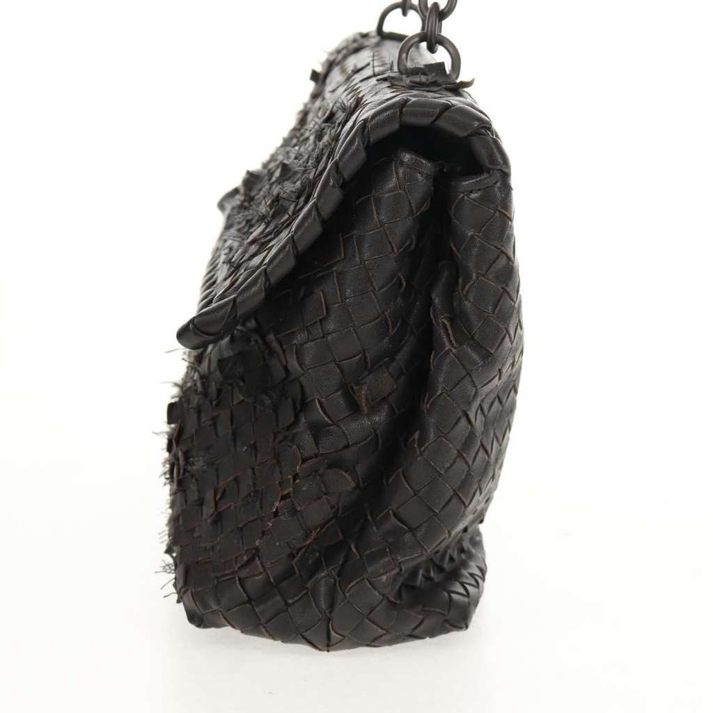 Bottega Veneta Olimpia Shoulder Bag Black Leather Good condition - Inside View