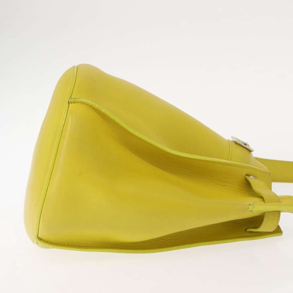Celine Long Strap Big Bag Bucket Yellow Leather Good condition - Inside View