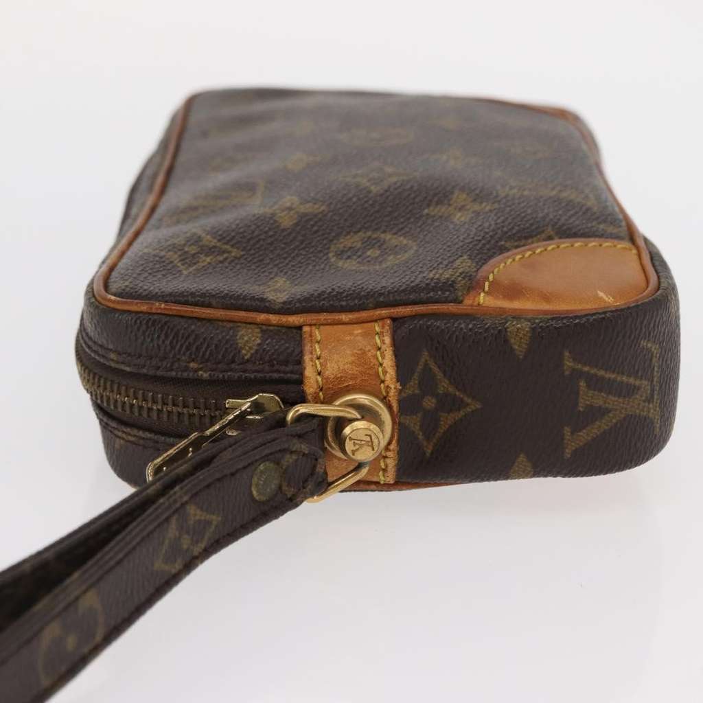 Louis Vuitton Marly Dragonne Clutch Brown Canvas Good condition - Model View