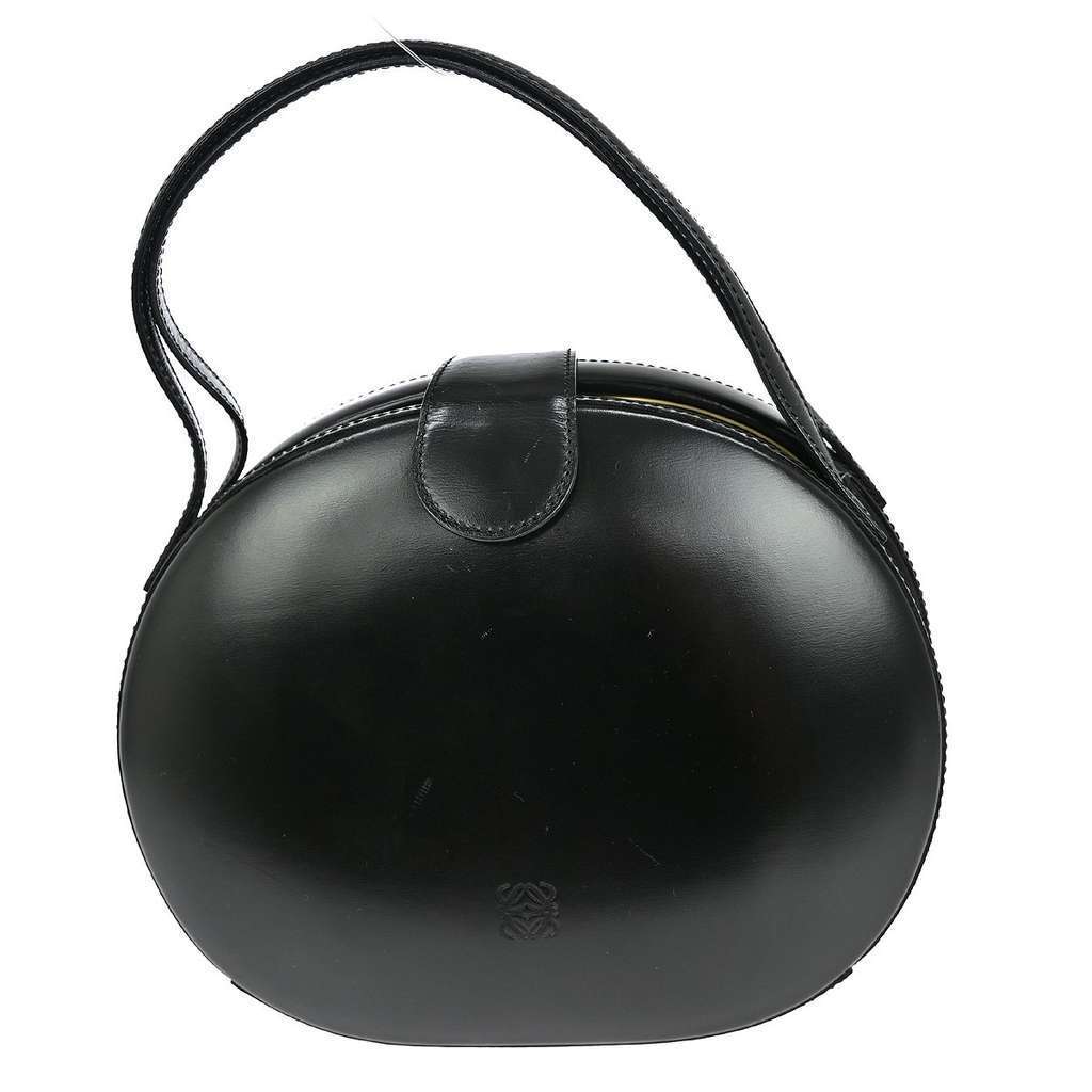 Loewe Anagram handbag Black Leather Good condition - Front View