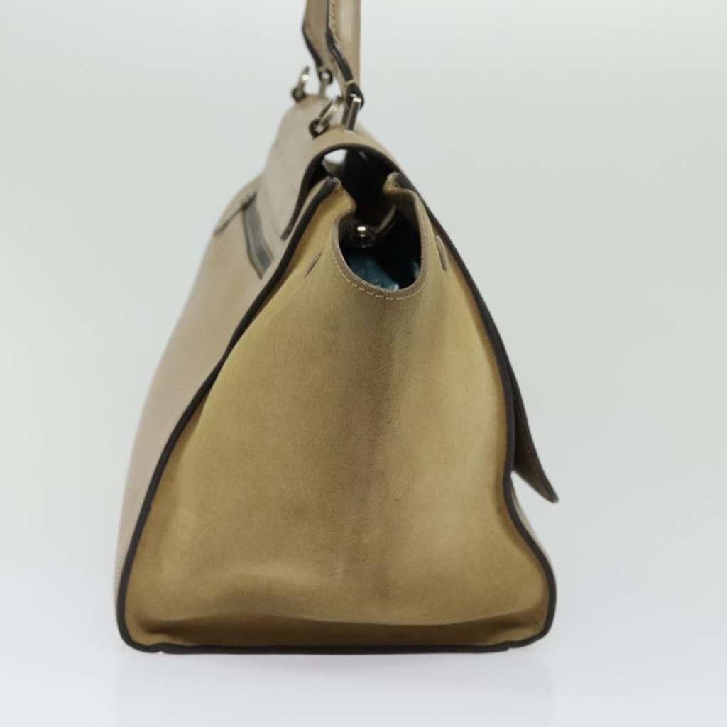 Celine Trapeze Bag Beige Leather Good condition - Inside View