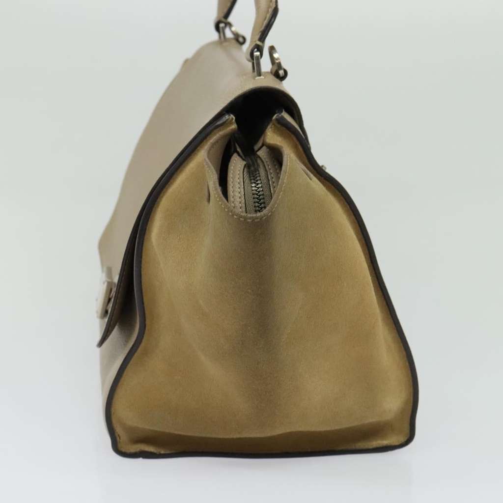 Celine Trapeze Bag Beige Leather Good condition - Model View