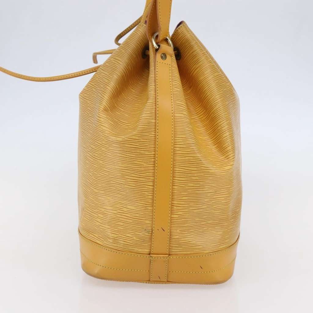 Louis Vuitton Noe Handbag Yellow Leather Good condition - Model View