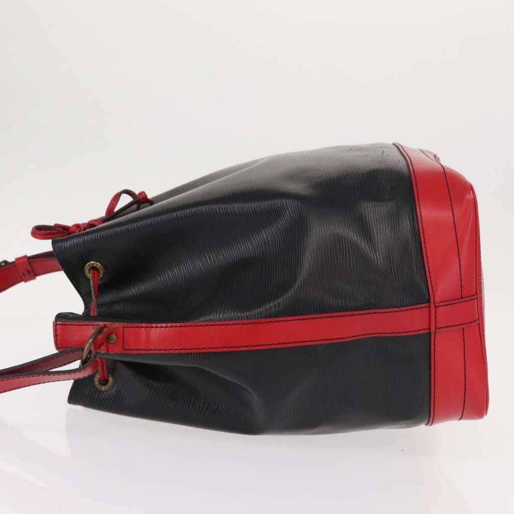 Louis Vuitton Bicolor Noe Handbag Black Leather Good condition - Model View