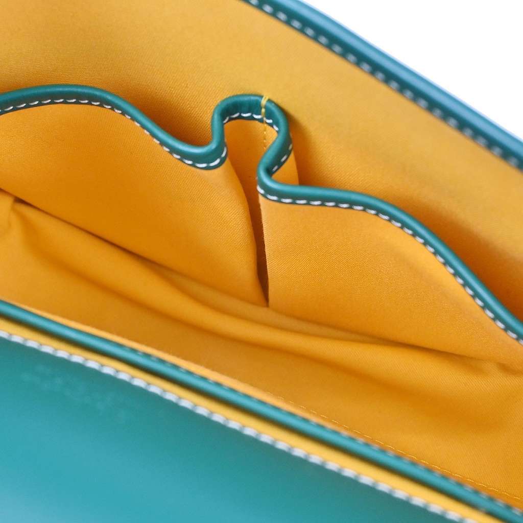 Goyard Belvedere II Messenger Bag Green Canvas Good condition - Inside View