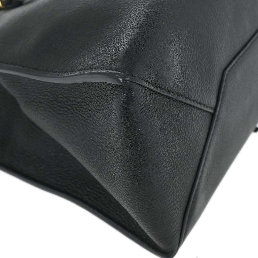 Balenciaga Papier A4 Classic Metallic Edge Bag Black Leather Good condition - Inside View