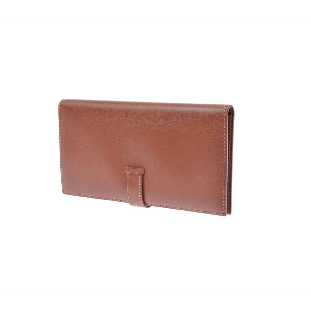 Hermès Bearn Wallet Brown Leather Good condition - Model View