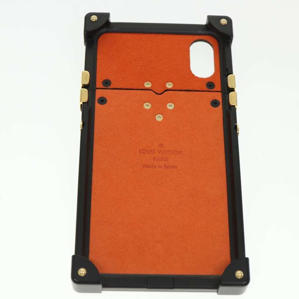 Louis Vuitton Bumper iPhone Case Shoulder Strap Black Canvas Good condition - Box View