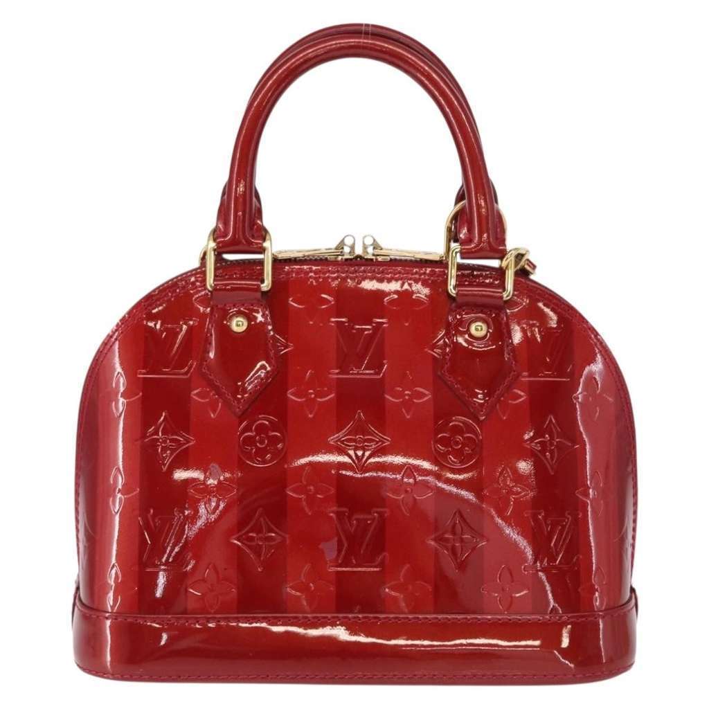 Louis Vuitton Alma Handbag Red Good condition - Back View