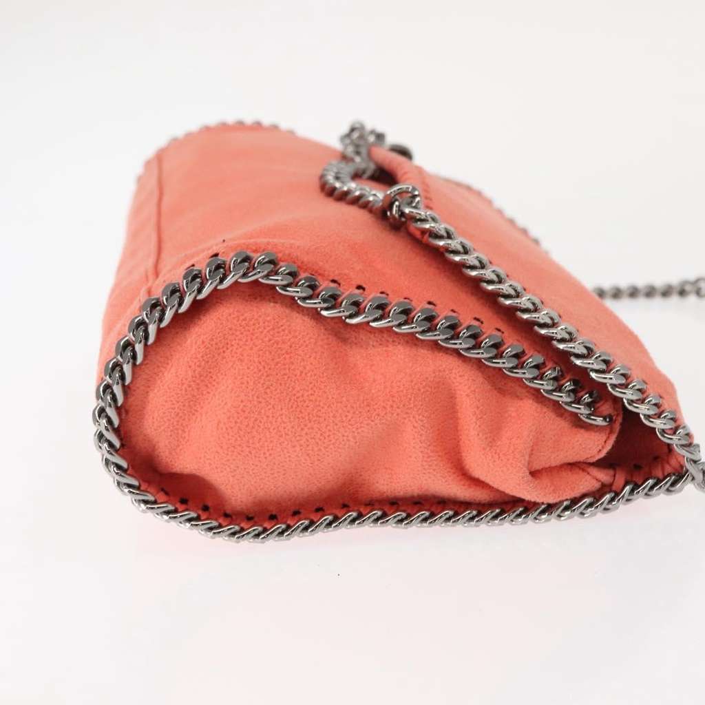 Stella Mccartney Falabella Fold Over Flap Crossbody Bag Orange Polyester Good condition - Inside View