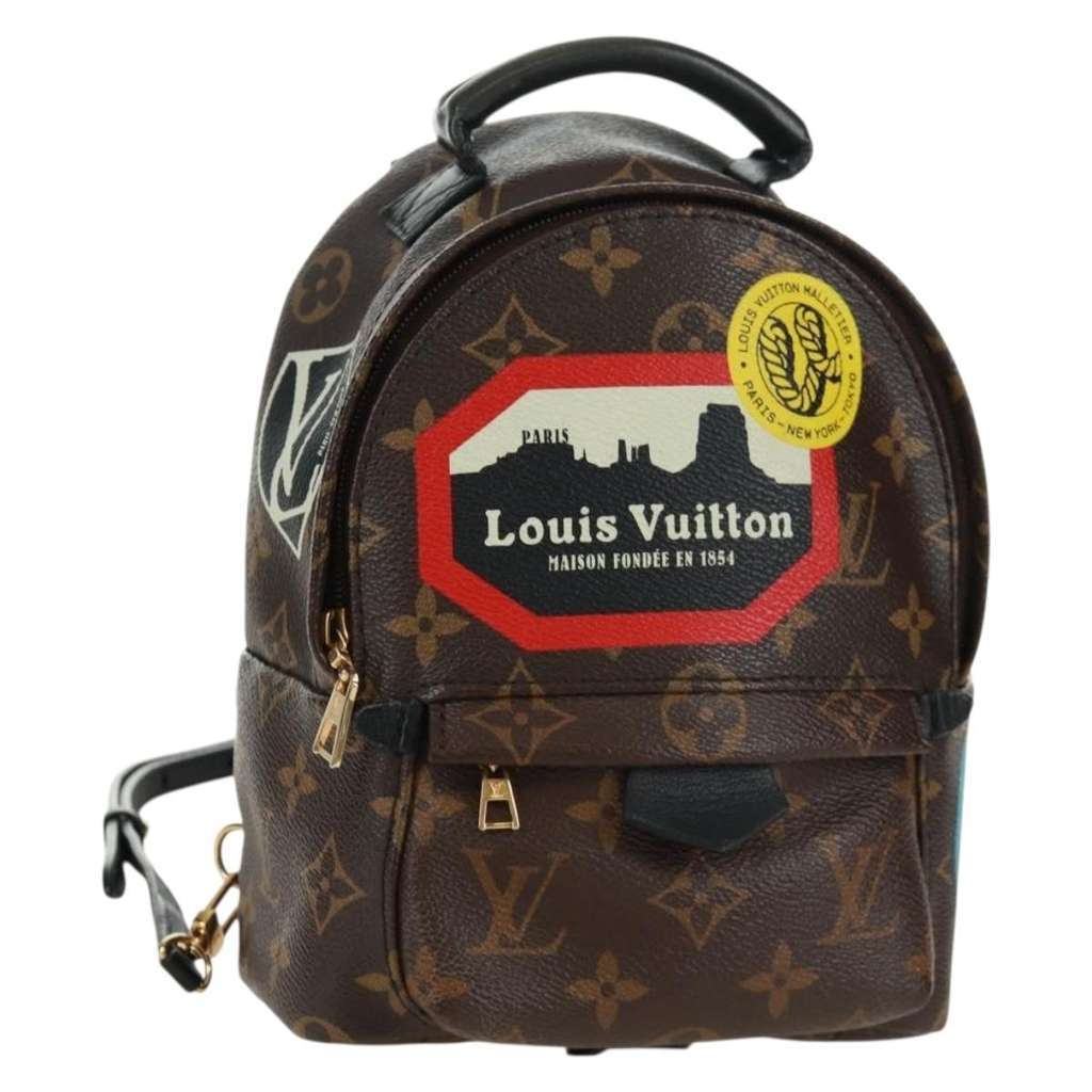 Louis Vuitton Palm Springs Backpack Brown Canvas Good condition - Front View