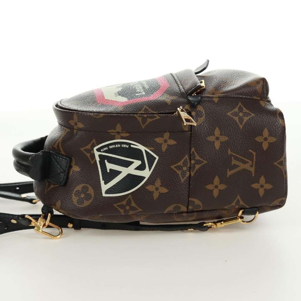 Louis Vuitton Palm Springs Backpack Brown Canvas Good condition - Inside View