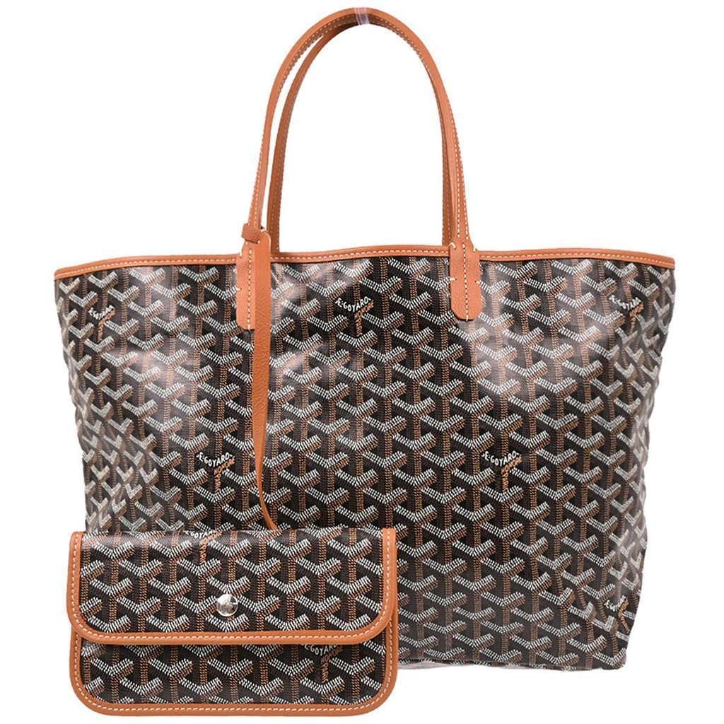 Goyard Saint Louis Tote Black Canvas Good condition - Front View