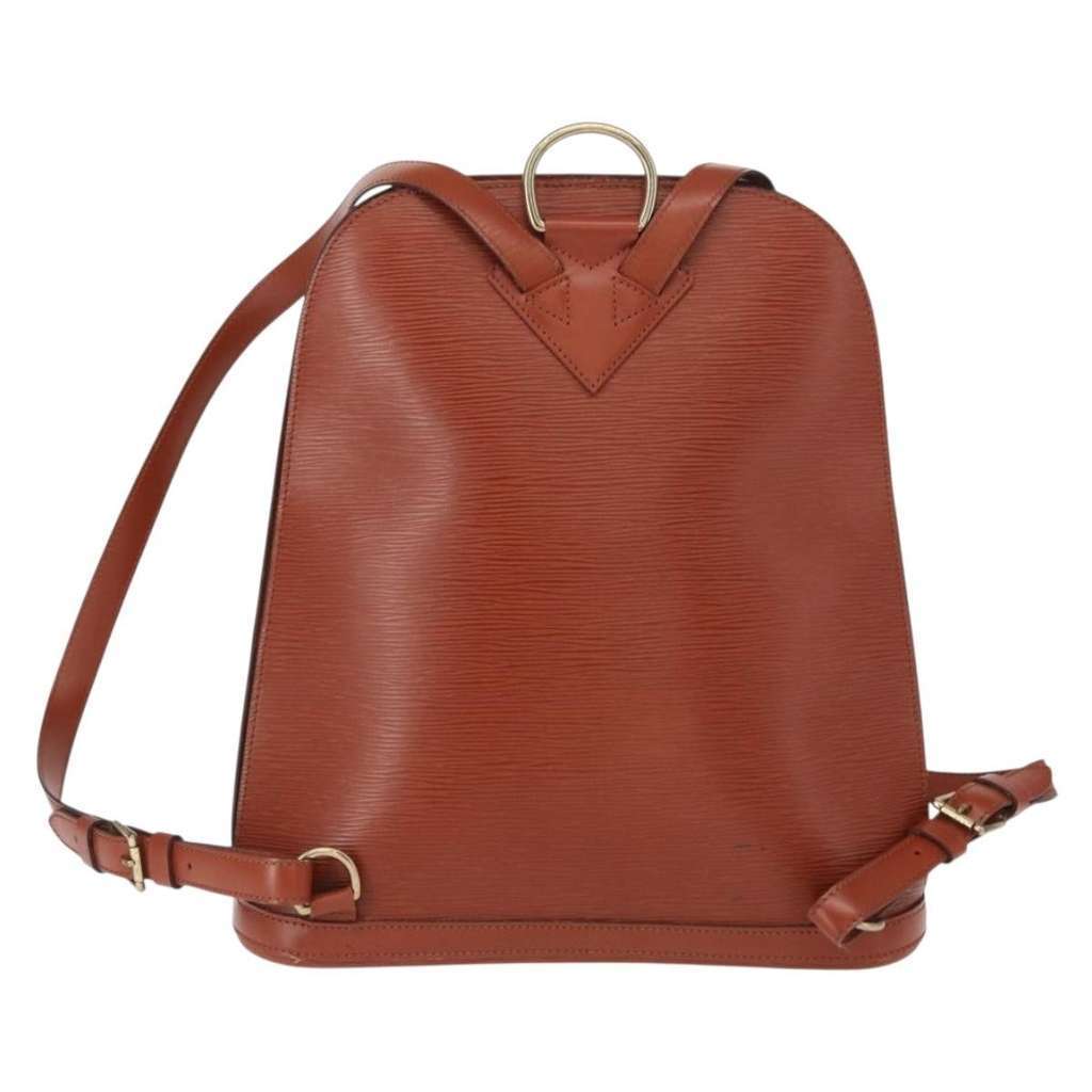Louis Vuitton Gobelins Backpack Brown Leather Good condition - Back View