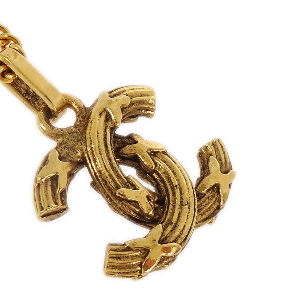 Chanel CC Logo Pendant Necklace Gold Good condition - Inside View
